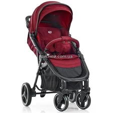 Коляска детская ME 1022L EXPERT Deep Red, красная